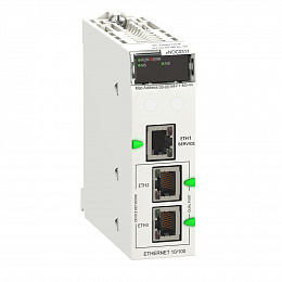 Модуль factorycast ethernet (3 порт),лак Schneider Electric. Вид 1