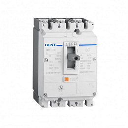 NM8N-125S TM Автоматический 3-х полюсный выключатель 125А 50кА с рег. термомаг. расцепителем (R) CHINT. Вид 1