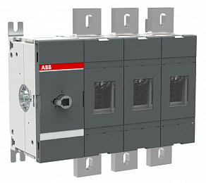 OT1250E03 Рубильник 3-х полюсный на 1250А (без ручки и переходника) ABB. Вид 1