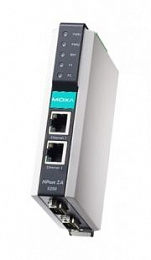 Ethernet сервер устройств, 2xRS-232/422/485, с каскадированием MOXA. Вид 1