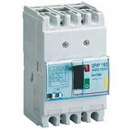 DPX3 160 Термо-магнитный 3-полюсный автомат 40А, 25kA Legrand. Вид 1