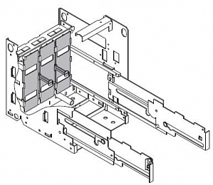1SDA0 37828 R1 Корзина авт.выкл-ля E3 W FP 4p HR-HR ABB. Вид 1