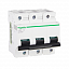 C120H 3P 80A Автоматический выключатель 3-полюсный, 80А, 10кА (хар-ка C) Schneider Electric. Вид 1.