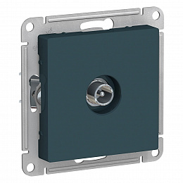Розетка TV оконечная 1DB, механизм (изумруд) Atlas Design Systeme Electric. Вид 1