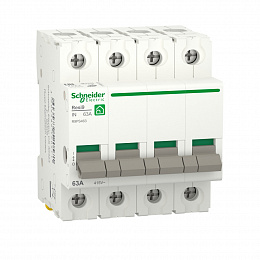 Рубильник 4-полюсный модульный 63А Schneider Electric. Вид 1
