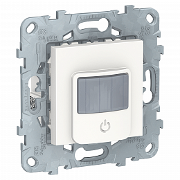 unica new датчик движения с выключателем, 10а, белый Schneider Electric. Вид 1