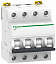 iK60N 4P 13А Автоматический выключатель 4-полюсный, 13А, 6кА (хар-ка C) Schneider Electric. Вид 1.
