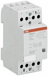 ESB-24-04 Модульный контактор 24А 4НЗ 48B AC/DC ABB. Вид 1