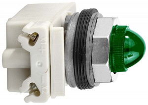 Сигнальная лампа 30мм зеленая 9001kp32g9 Schneider Electric. Вид 1