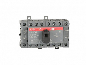 OT25F4С Реверсивный рубильник 4-х полюсный 25А (с ручкой) ABB. Вид 1
