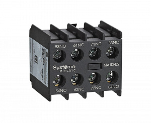 Блок дополнительных контактов 4НО Systeme Electric. Вид 1