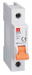 BKN Автоматический выключатель 1-полюсный, 3А, 6kА (хар-ка B) LSis. Вид 1