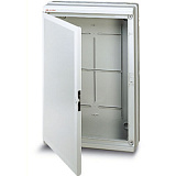 12 778 Бокс настенного монтажа без реек серый 380х570х140 (с непр. дверцей, в бок) IP65 ABB