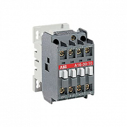 A16-30-10 Контактор 3-х полюсный (16А AC3) с катушкой управления 220В AC ABB. Вид 1
