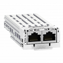 Коммуникационная модуль ethernet/ip, modbus tcp + md link Schneider Electric. Вид 1