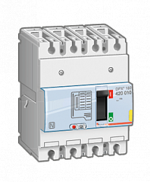 DPX3 160 Термо-магнитный 3-полюсный автомат 160А, 25kA Legrand. Вид 1
