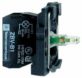 24-120в пер.пост.корп.сигн.ламп. zb5avbg3 Schneider Electric. Вид 1