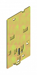 1SDA0 51938 R1 Скоба для установки диф. блоков для Т3 на DIN-рейку ABB. Вид 1