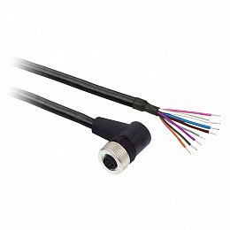 Кабель с коннектором.м12,8 pin, 20м,разъем уг. Schneider Electric. Вид 1