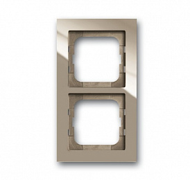 1722-299-500 Рамка 2-постовая, серия axcent, цвет maison-beige ABB. Вид 1