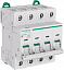 Автоматический выключатель 4-полюсный, 8A, 6kA (хар-ка D) Systeme9 Systeme Electric. Вид 1.