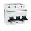 C120H 3P 100A Автоматический выключатель 3-полюсный, 100А, 10кА (хар-ка C) Schneider Electric. Вид 1.