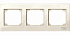 Рамка 3-постовая, sm (бежевый) Merten M-Plan Schneider Electric. Вид 1.