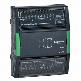 AS-P UI-8/AO-4 Модуль с 8 универсальными входами и 4 аналоговыми выходами Schneider Electric. Вид 1
