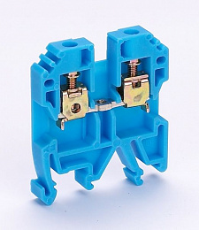 ЗН101-4-35A-08 Клеммник наборный 35A 1-4 мм² (синий) DEKraft. Вид 1