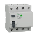 Блок утечки тока 4-полюсный, 25A, 300mA, тип AC-S (УЗО) EASY 9 Schneider Electric