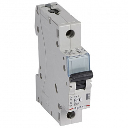 TX3 Автоматический выключатель 1-полюсный 10А 10kА (хар-ка В) Legrand. Вид 1
