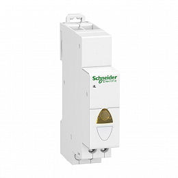 iIL Индикаторная лампа жёлтая на DIN-рейку со светодиодом 110-230В AC Schneider Electric. Вид 1