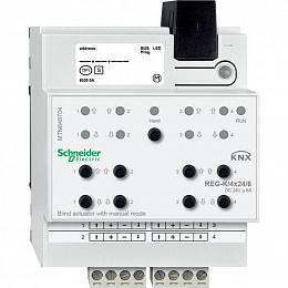 Актор для жал. reg-k/ 4x24/ 6 с ручн упр Schneider Electric. Вид 1