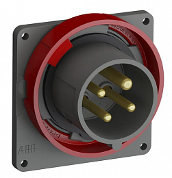 Вилка с прямым фланцем easy&safe 316ebu11w,16a,3p+e,ip67,11ч ABB. Вид 1