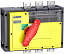 Выключатель-разъединитель inv1600 3п красная рукоятка/желтая панель Schneider Electric. Вид 1.