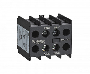 Блок дополнительных контактов 2НО Systeme Electric. Вид 1