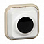 Выключатель кнопочный 250В 0.4а для электрозвонков diy (белый) Прима Systeme Electric. Вид 1.