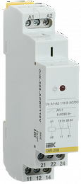 Промежуточное реле OIR, 2 контакта (8А), 110В AC/DC IEK. Вид 1