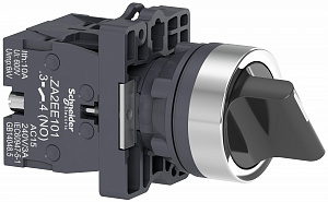 Переключатель кор. 3х-позиционный, возвр.в центр, 2НО Schneider Electric. Вид 1