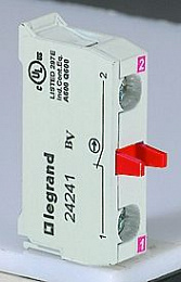 Контактный блок для боксов 1НЗ Legrand. Вид 1