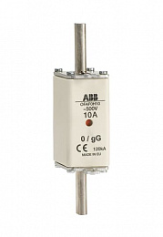 Предохранитель OFAF0H6 6A тип gG размер0, до 500В ABB. Вид 1