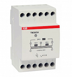 TM 30/24 Понижающий трансформатор 230/12-24В 30VA ABB. Вид 1