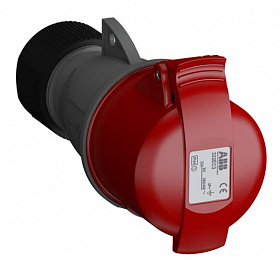 332EC3 Розетка кабельная 3P+E, 32А, 380-440В, IP44, 3ч Easy&Safe ABB. Вид 1
