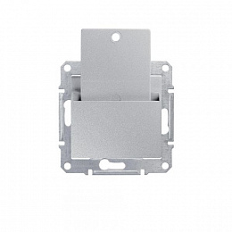 Выключатель с карточкой-ключом 10A 250В (Алюминий) Sedna Schneider Electric. Вид 1