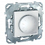 Диммер поворотный 40-400w (белый) Unica Schneider Electric. Вид 1.