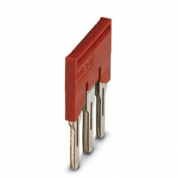 FBS 3-8 Перемычка на 3 полюса (красная) Phoenix Contact. Вид 1
