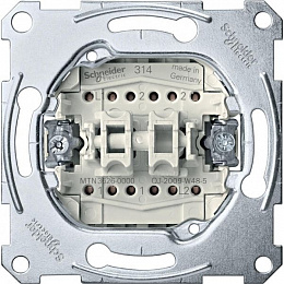 Механизм 2-клавишного выкл.на два направления сх.6+6 16aх,qf Merten Schneider Electric. Вид 1