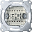 Механизм 2-клавишного выкл.на два направления сх.6+6 16aх,qf Merten Schneider Electric. Вид 1.