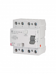 Реле дифференциальное (УЗО) 4р EFI-P4 40/0,03 тип AC (10kA) ETI. Вид 1