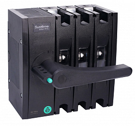 Выключатель-разъединитель 3-полюсный, 63A (рук. слева) Systeme Electric. Вид 1